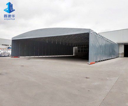 青島電動推拉雨棚