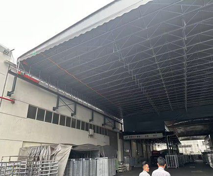 巴彥淖爾電動伸縮雨棚