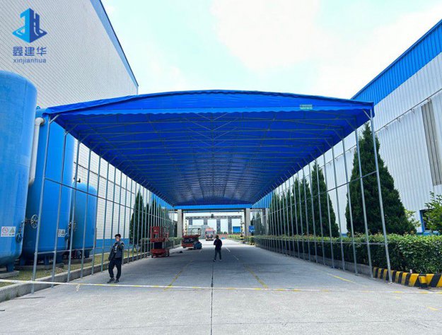 連城廠房懸空雨棚