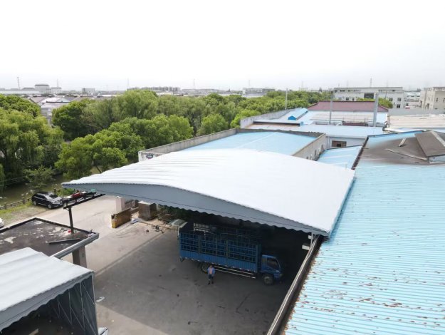 青島電動推拉雨棚